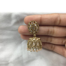 Peach Antique Earrings 19793-6977 - Dazzles Jewellery