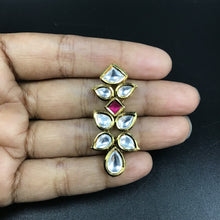 Round Neck Kundan Necklace Set 3702-28 - Dazzles Jewellery