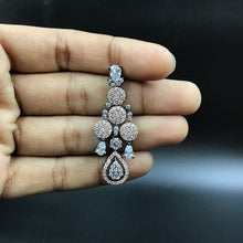 Round Neck Zircon/AD Necklace Set 6205-08 - Dazzles Jewellery