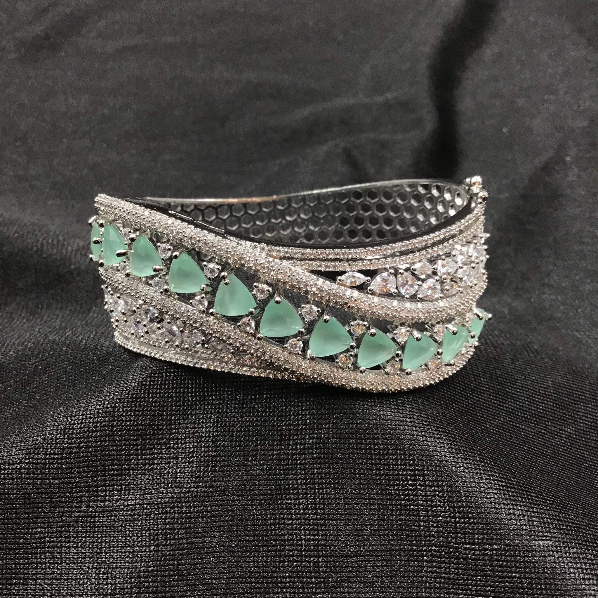 Zircon/AD Bracelet 3307-08 - Dazzles Jewellery