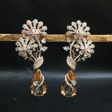 Danglers Zircon/AD Earring 4207-69 - Dazzles Jewellery