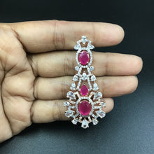 Choker Zircon/AD Necklace Set 3157-11 - Dazzles Jewellery