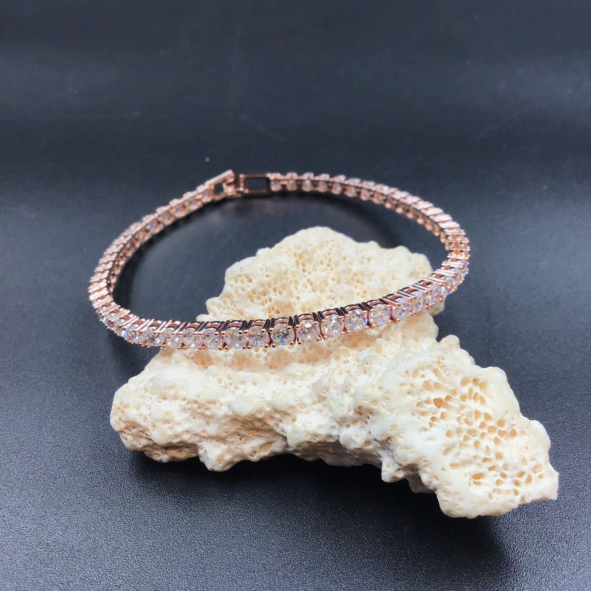 Zircon/AD Bracelet 5026-05 - Dazzles Jewellery