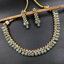 Round Neck Antique Necklace Set 4647-33 - Dazzles Jewellery