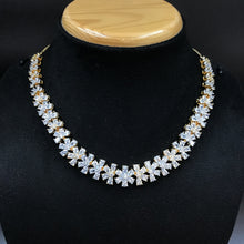 Round Neck Zircon/AD Necklace 3271-08 - Dazzles Jewellery