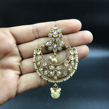 White Gold Look Earring - Dazzles Jewellery