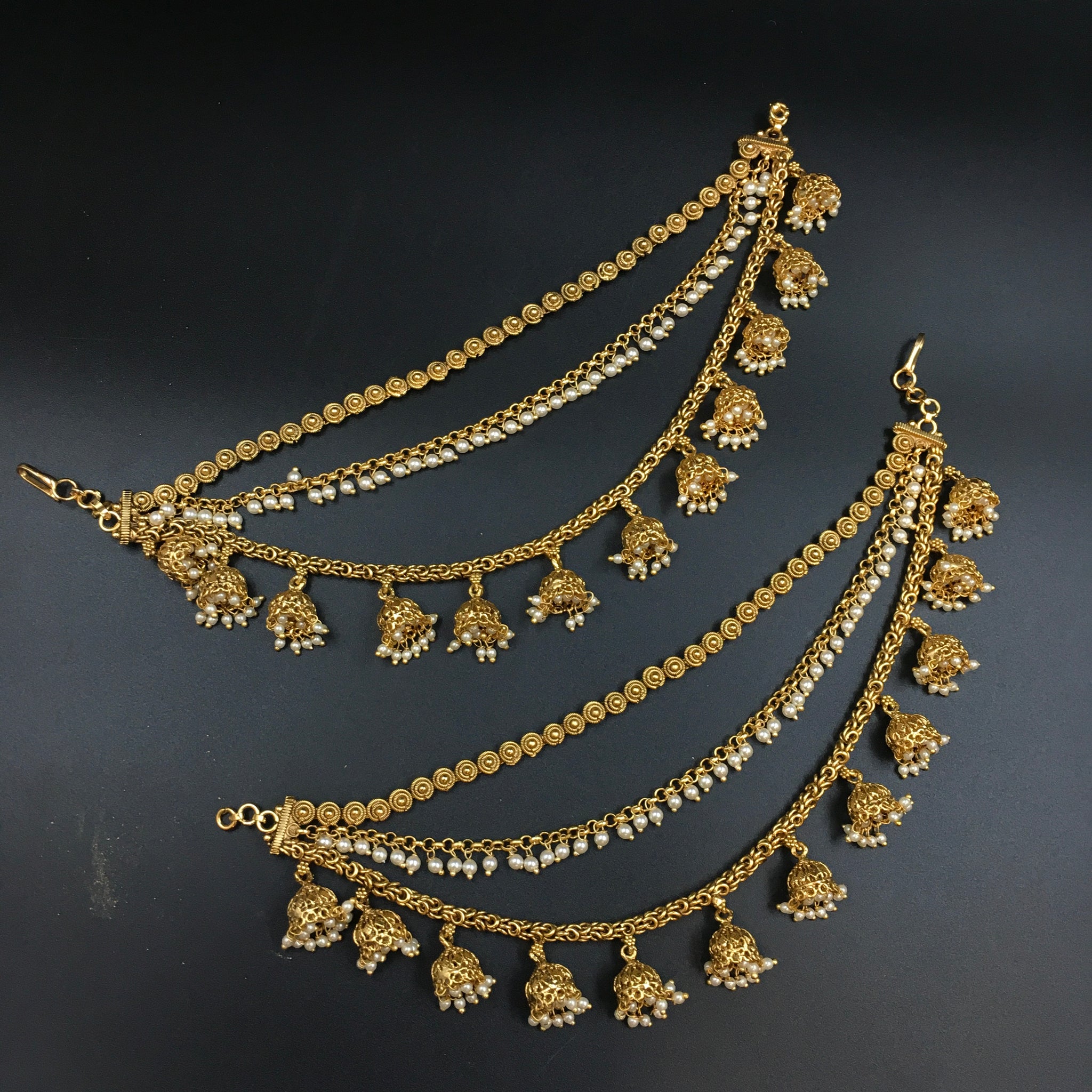 Antique Gold Polish Kanchain 3780-28 - Dazzles Jewellery