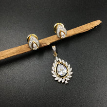 Zircon/AD Pendant Set 3325-08 - Dazzles Jewellery