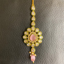 Polki Maang Tikka 1035 - Dazzles Jewellery