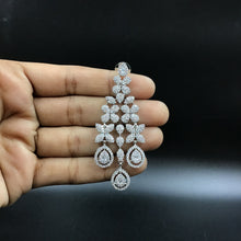 Round Neck Zircon/AD Necklace Set 6659-28 - Dazzles Jewellery