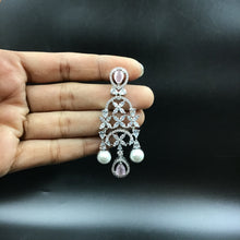 Round Neck Zircon/AD Necklace Set 6014-68 - Dazzles Jewellery