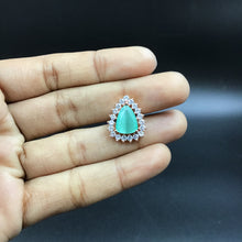 Light Zircon/AD Pendant Set 6681-28 - Dazzles Jewellery