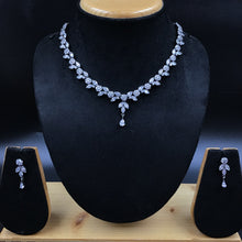 Victorian Zircon/AD Necklace Set - Dazzles Jewellery