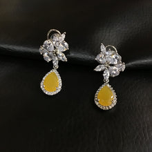 Zircon/AD Earring 1103-69 - Dazzles Jewellery