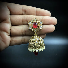 Ruby Antique Earring 20026-7218 - Dazzles Jewellery