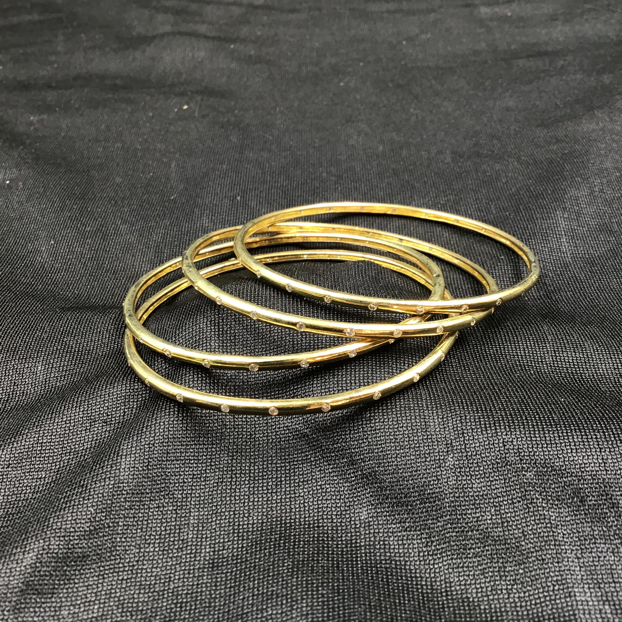 Gold Bangles/ kada15343-2490 - Dazzles Jewellery