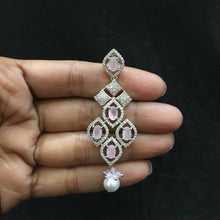 Round Neck Zircon/AD Necklace Set 5927-69 - Dazzles Jewellery