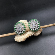 Silver Polish Zircon/AD Earring 6720-69 - Dazzles Jewellery