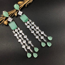 Zircon/AD Earring 2656-69 - Dazzles Jewellery