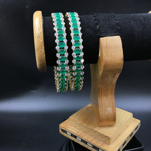 Green Bangles/ kada11111-7033 - Dazzles Jewellery
