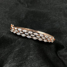 Openable Zircon/AD Bracelet 3233-11 - Dazzles Jewellery