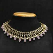 Choker Antique Necklace Set 3684-28 - Dazzles Jewellery