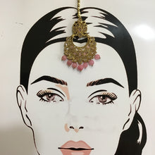 Antique Maang tikka 1237-100 - Dazzles Jewellery