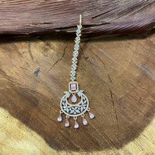 Zircon/AD Maang Tikka 1360-69 - Dazzles Jewellery
