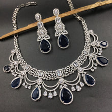 Round Neck Zircon/AD Necklace Set 5581-69 - Dazzles Jewellery