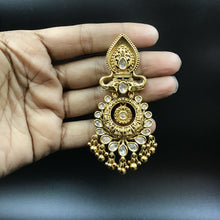 Danglers Antique Earring 3923-28 - Dazzles Jewellery