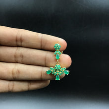 Green Jadau Necklace Set - Dazzles Jewellery