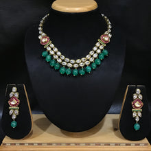 Polki Necklace Set 1524-21 - Dazzles Jewellery