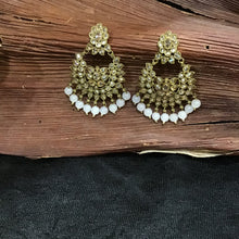 Pink Antique Earrings 12199-8526 - Dazzles Jewellery