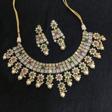 Polki Necklace Set 1013-21 - Dazzles Jewellery