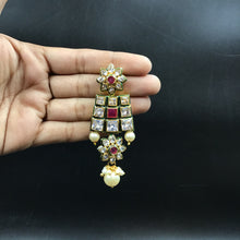 Designer Polki Necklace Set 5766-21 - Dazzles Jewellery