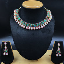 Multi Jadau Necklace Set - Dazzles Jewellery