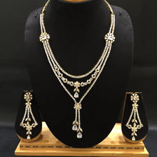 White Zircon/AD Necklace Set - Dazzles Jewellery