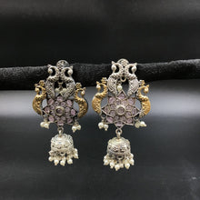 Danglers Oxidized Earring 4692-59 - Dazzles Jewellery