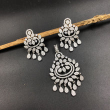 Medium Zircon/AD Pendant Set 7372-34 - Dazzles Jewellery