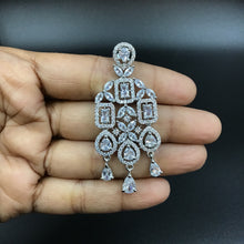 Choker Zircon/AD Necklace Set 3160-11 - Dazzles Jewellery