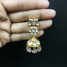 Round Neck Kundan Necklace Set 3707-28 - Dazzles Jewellery