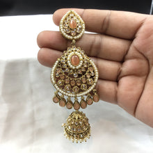 Peach Antique Earrings 12185-8494 - Dazzles Jewellery