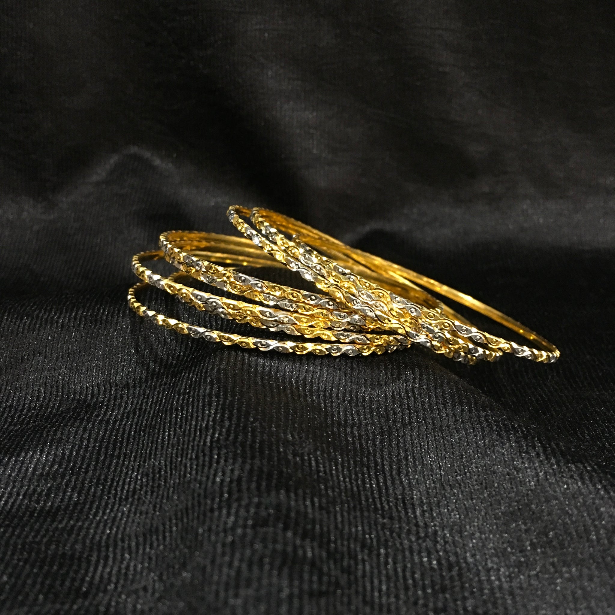 Gold Plated Bangles/Kada 5807-9872 - Dazzles Jewellery