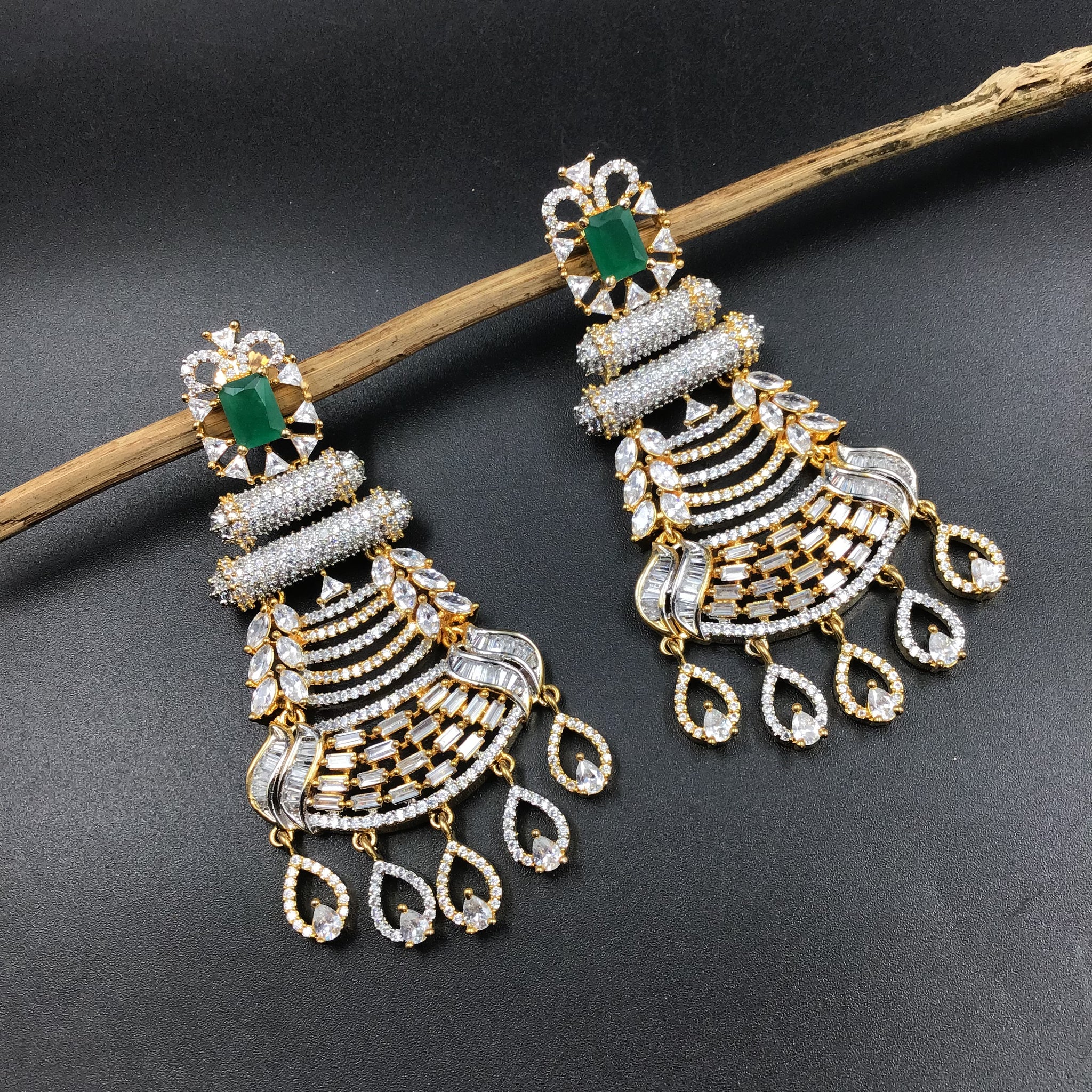Designer Zircon/AD Earring 6553-1774 - Dazzles Jewellery