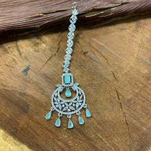 Zircon/AD Maang Tikka 1360-69 - Dazzles Jewellery