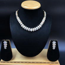 Round Neck Zircon/AD Necklace 3271-08 - Dazzles Jewellery