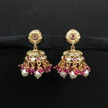 Jhumki Kundan Earring 3973-28 - Dazzles Jewellery