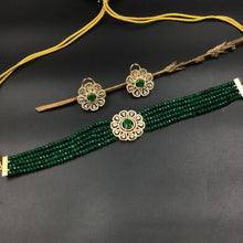 Zircon/AD Choker  Set 7181-33 - Dazzles Jewellery