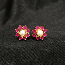 Tops/Studs Jadau Earring 5978-65 - Dazzles Jewellery