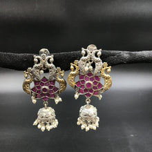 Danglers Oxidized Earring 4692-59 - Dazzles Jewellery